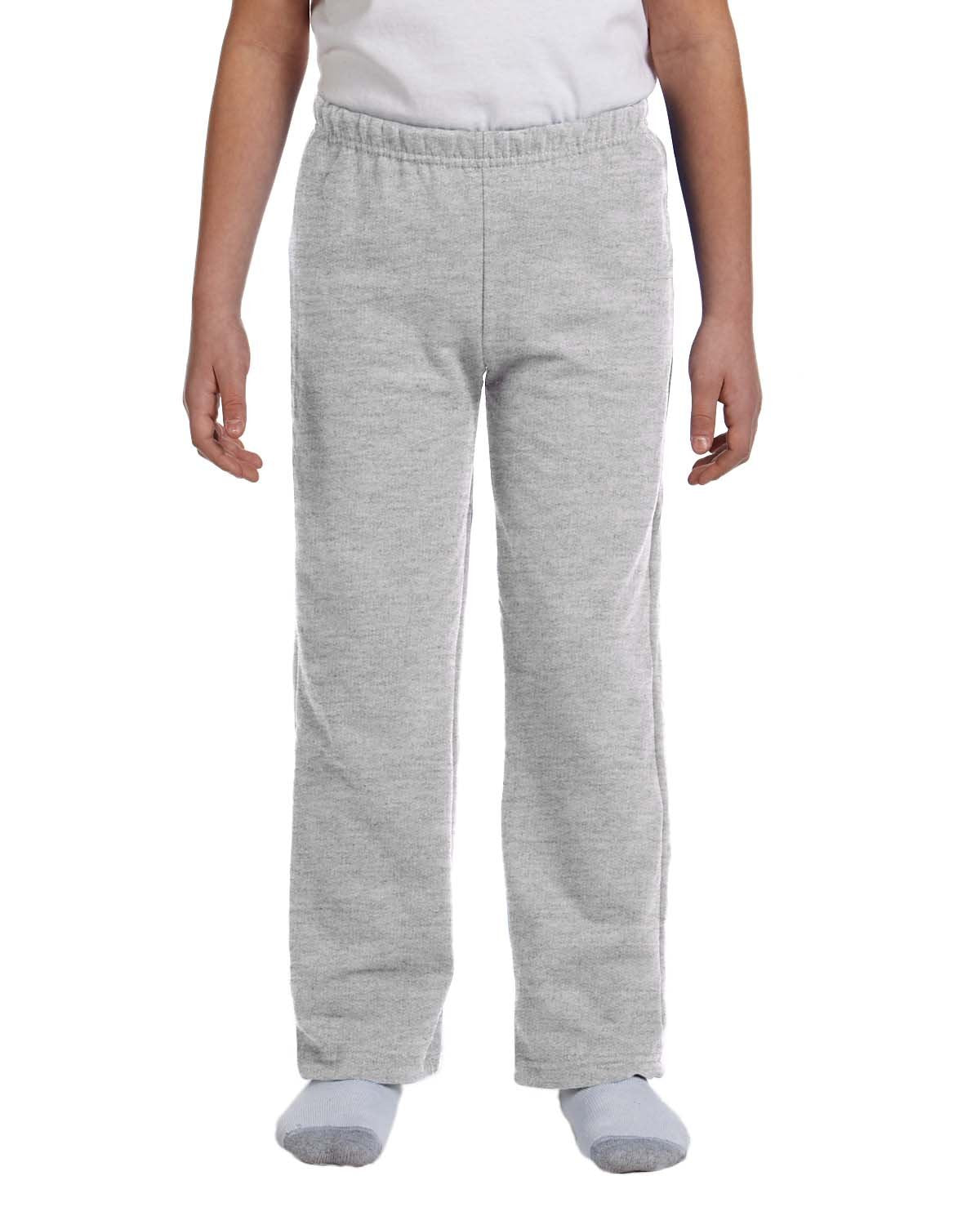 Gildan G184B Youth Heavy Blend 50/50 Open-Bottom Sweatpants