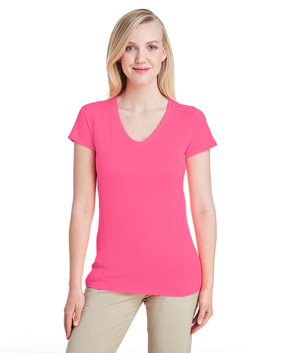 Gildan G47V Ladies' Performance Ladies' 4.7 oz. V-Neck Tech T-Shirt