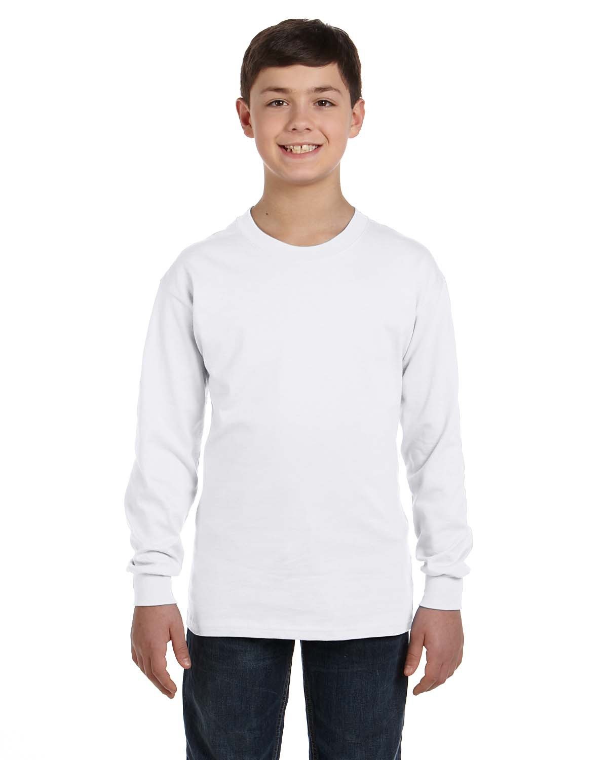 Gildan G540B Youth Heavy Cotton Long-Sleeve T-Shirt (CR)