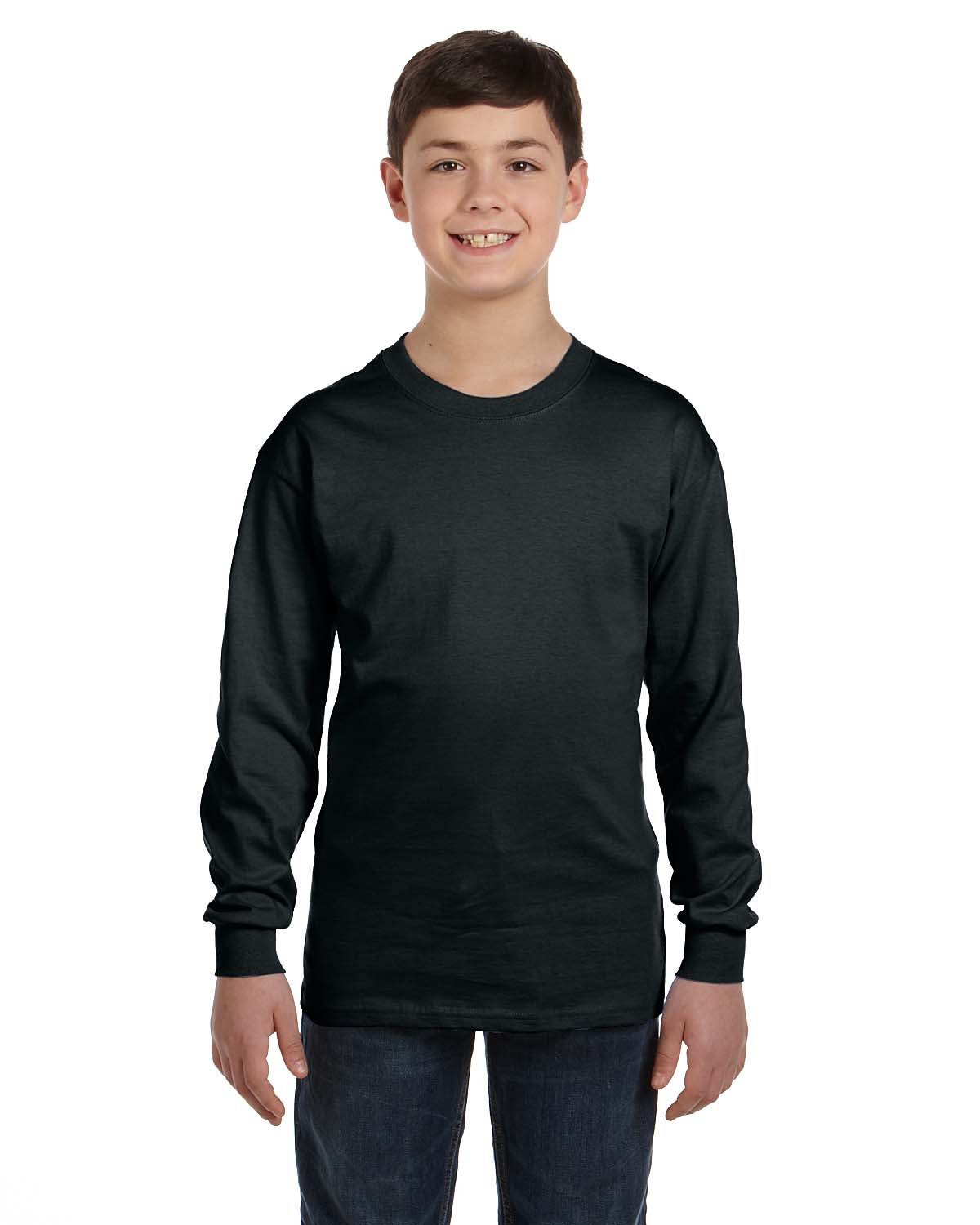 Gildan G540B Youth Heavy Cotton Long-Sleeve T-Shirt (CR)