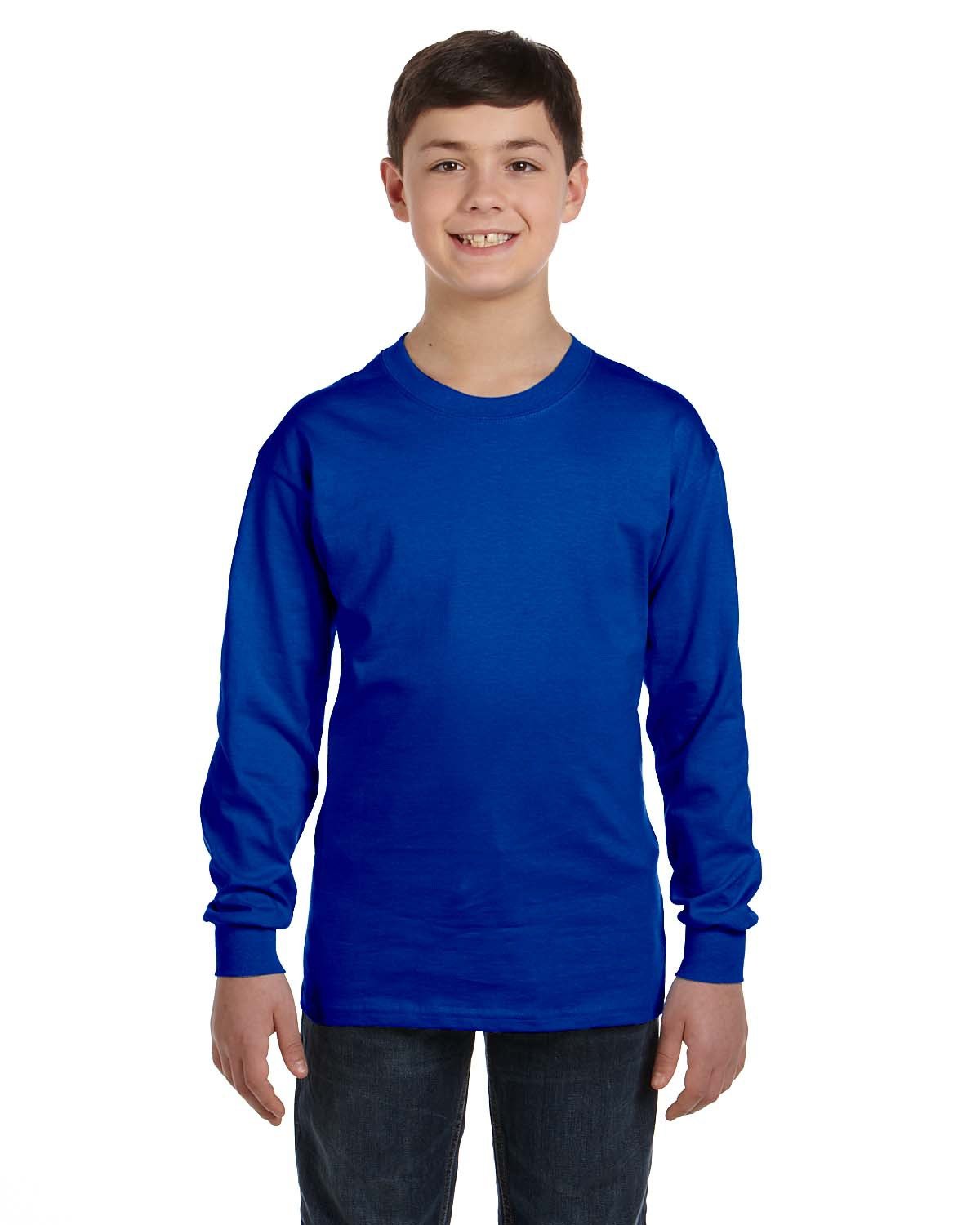 Gildan G540B Youth Heavy Cotton Long-Sleeve T-Shirt (CR)