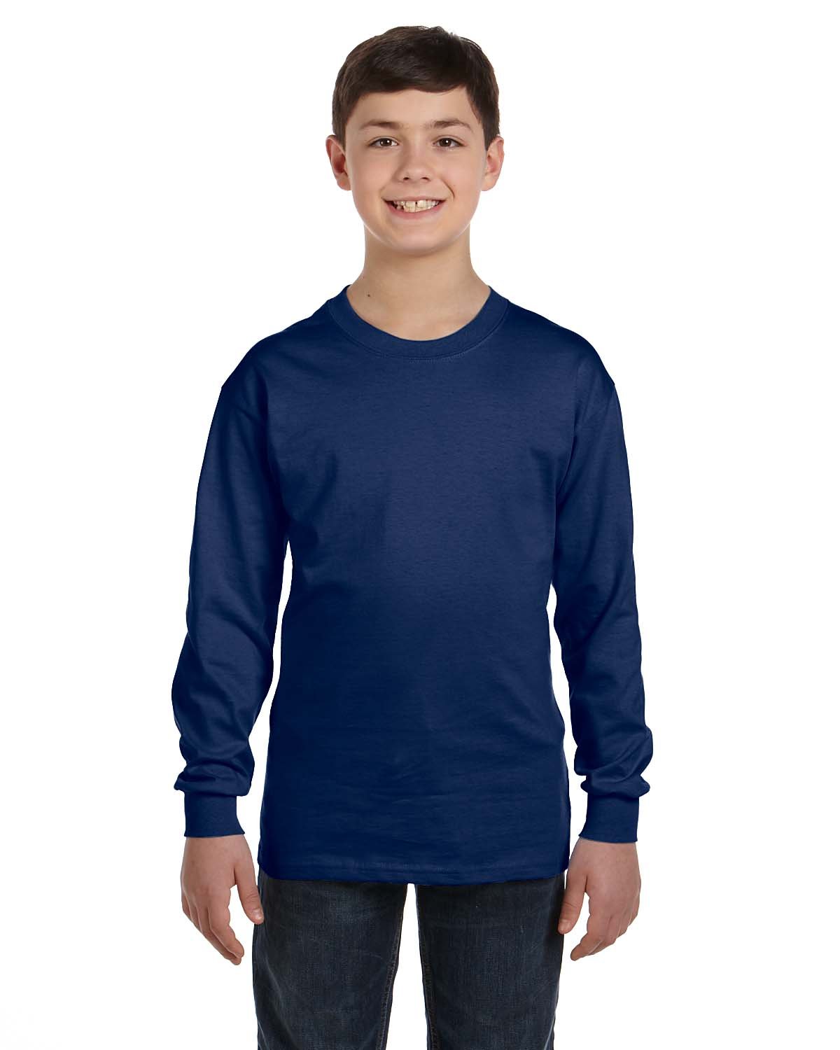 Gildan G540B Youth Heavy Cotton Long-Sleeve T-Shirt (CR)