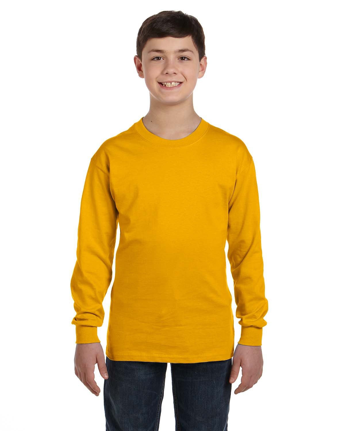 Gildan G540B Youth Heavy Cotton Long-Sleeve T-Shirt (CR)