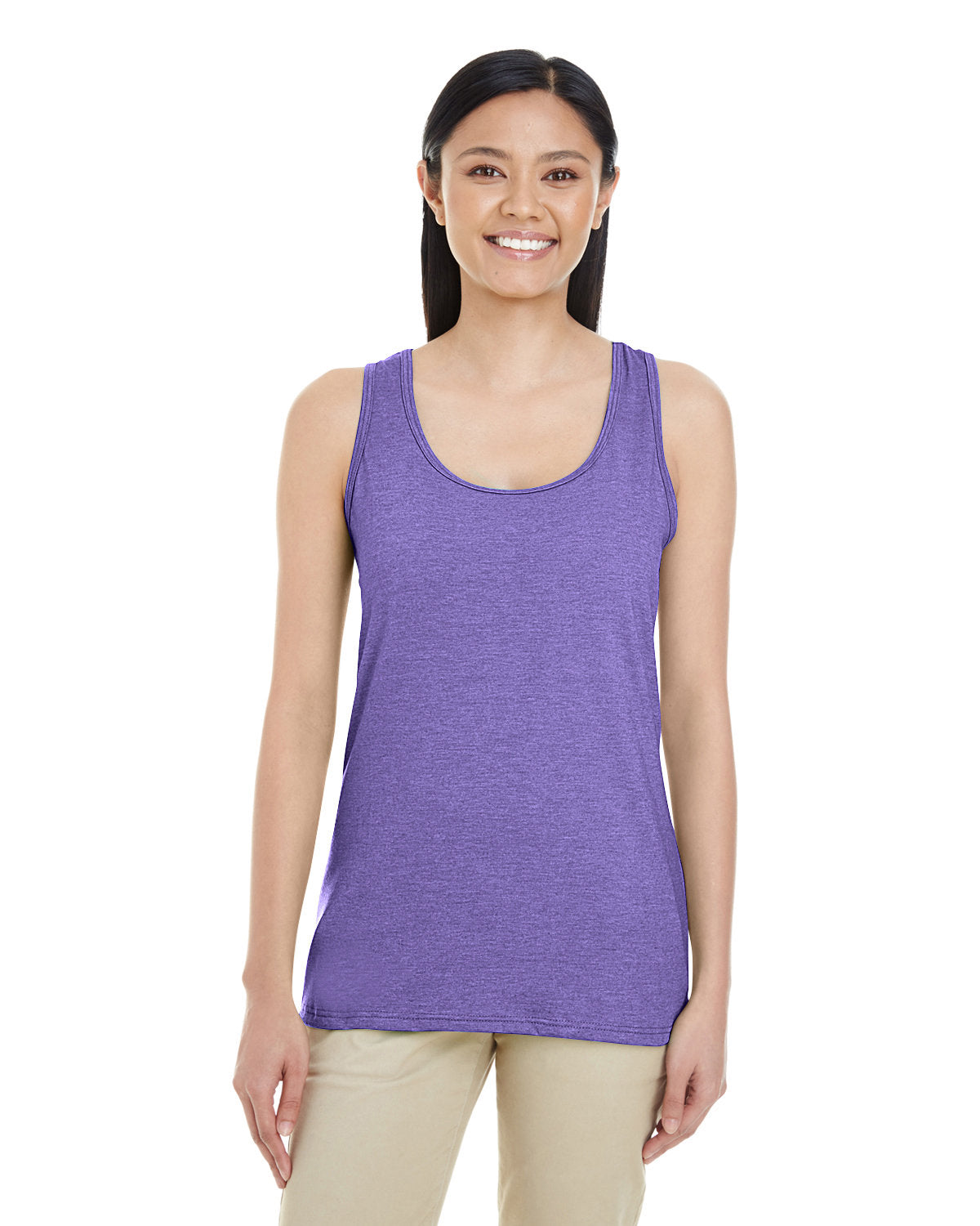 Gildan G645RL Ladies' Softstyle  4.5 oz. Racerback Tank