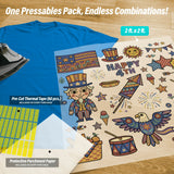 Retro Folk 4th of July Pressables Pack
