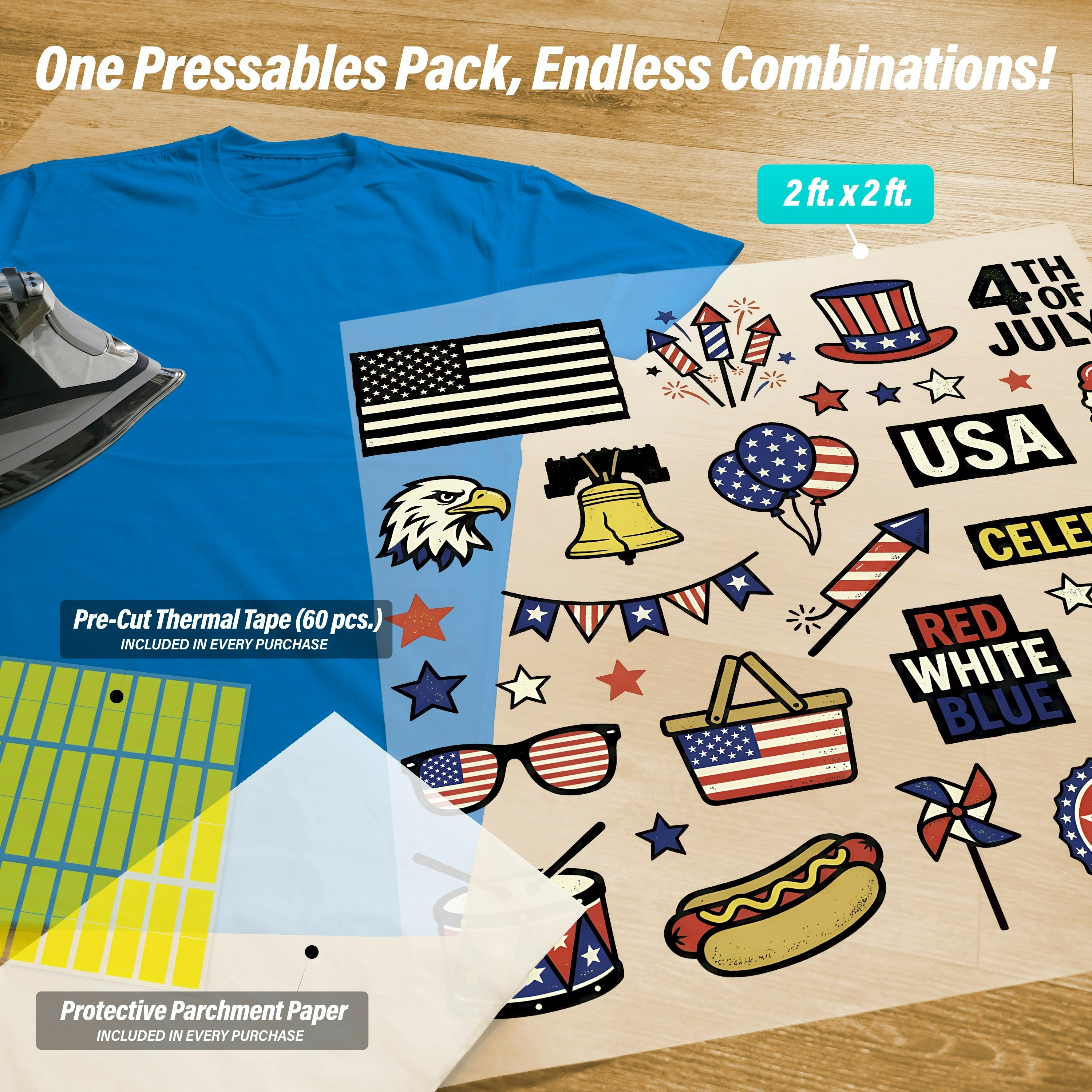 Patriotic Celebration Pressables Pack