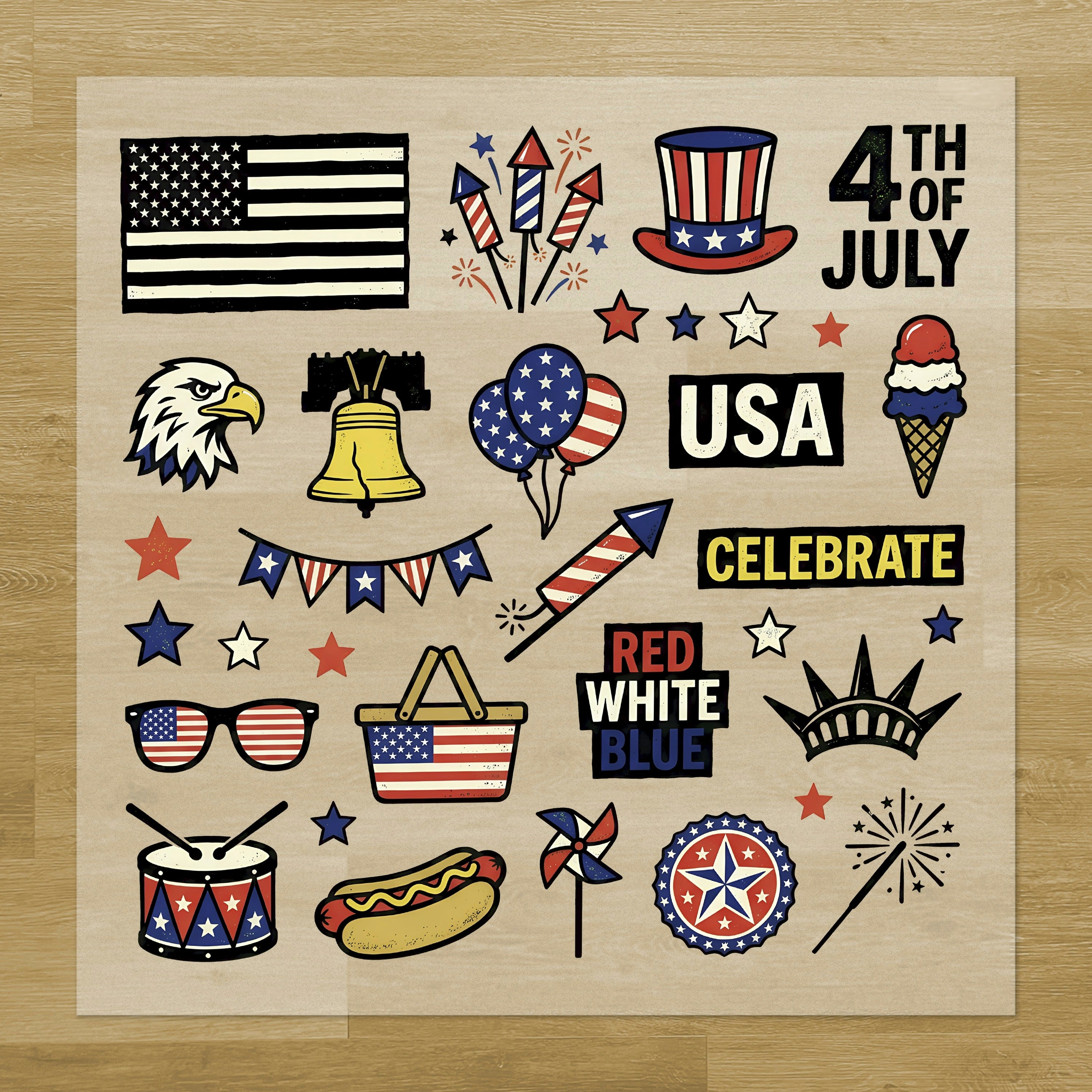 Patriotic Celebration Pressables Pack