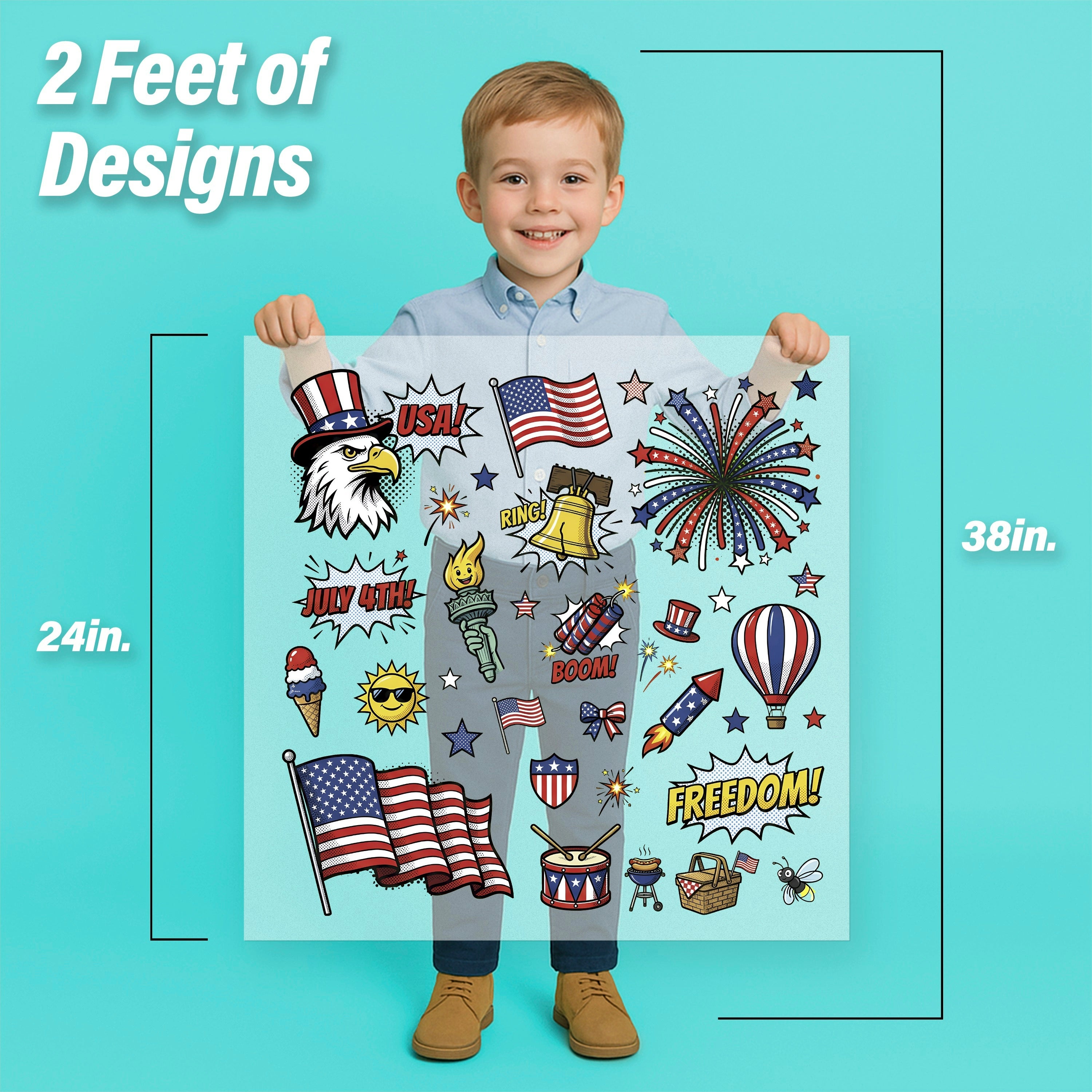 Patriotic Pop Art Pressables Pack