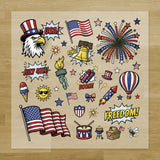 Patriotic Pop Art Pressables Pack