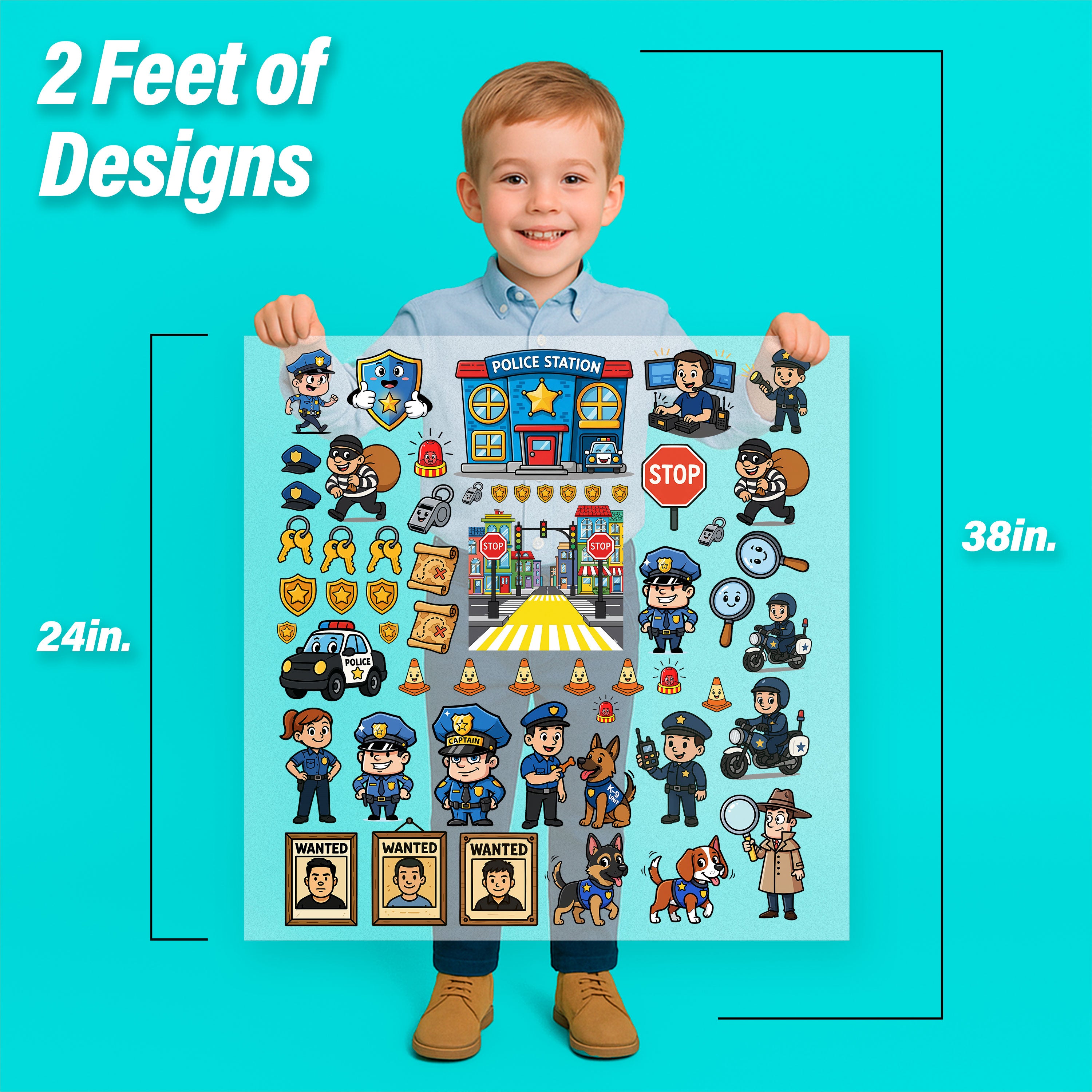 Build Your Own Police Station Pressables Pack