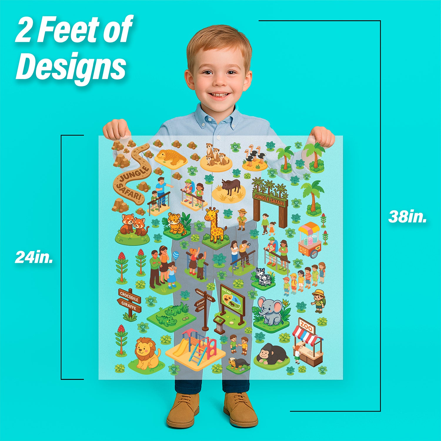 Build Your Own Jungle Safari Pressables Pack