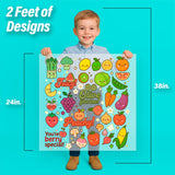 Fruits & Vegetables with Faces Pressables Pack