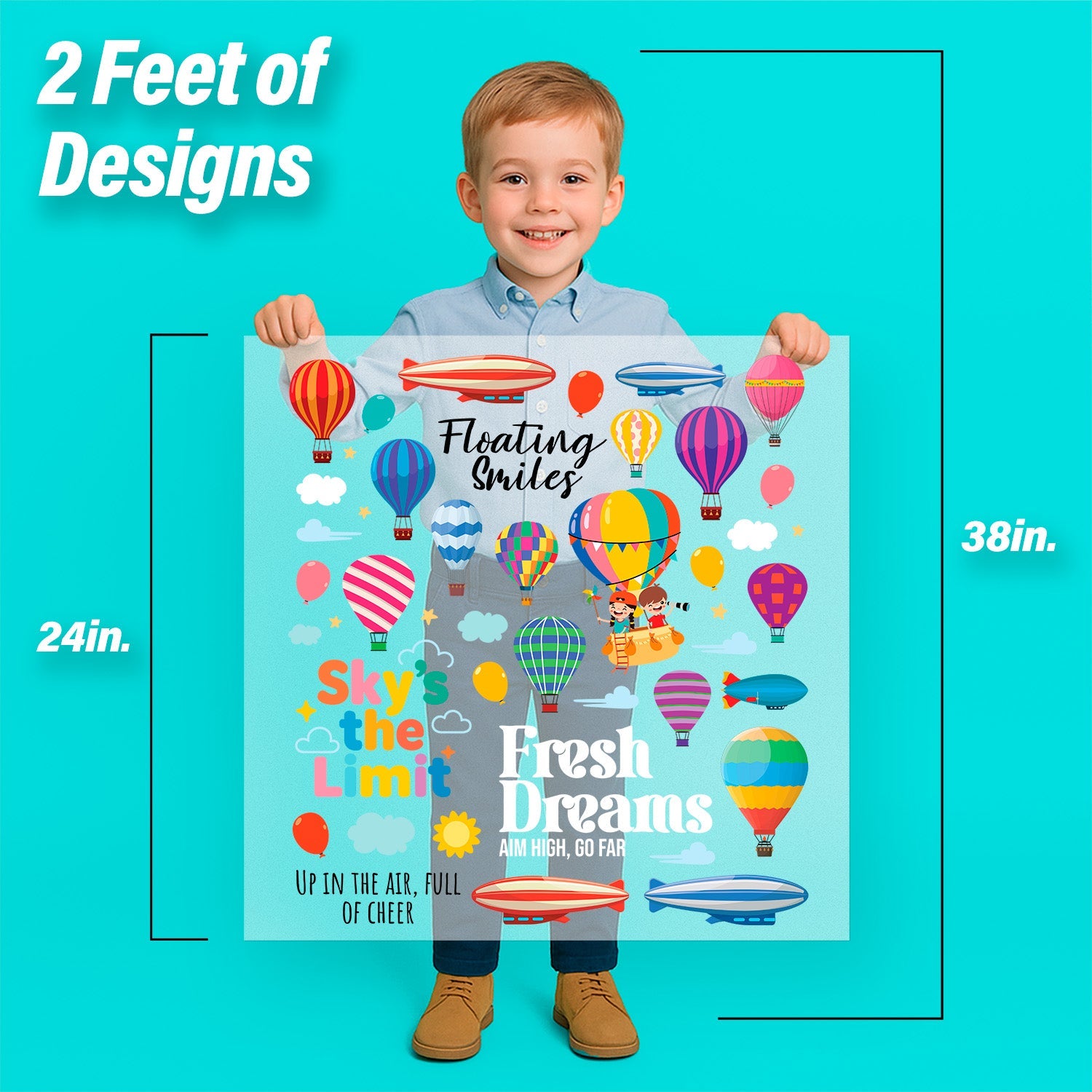 Hot Air Balloons Pressables Pack