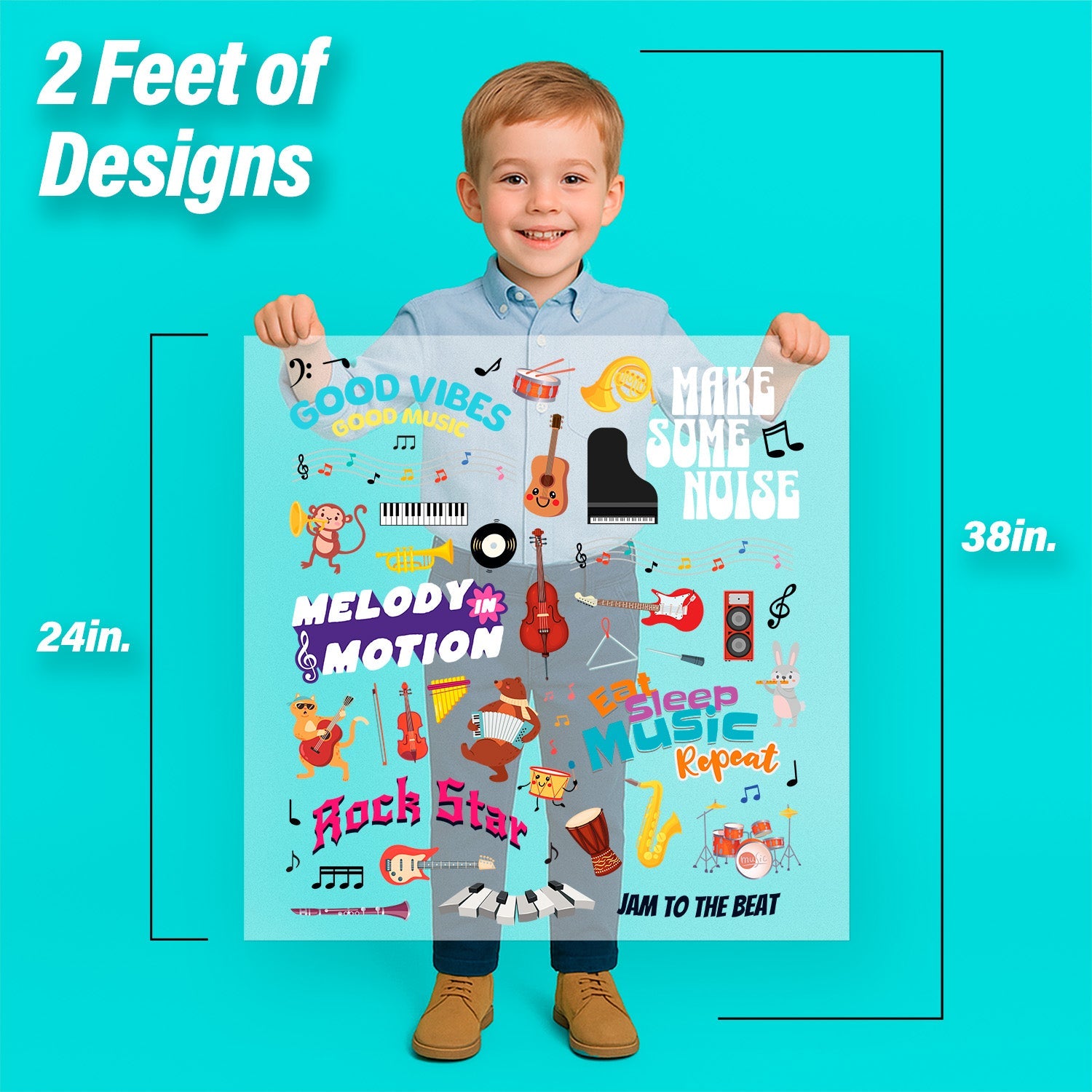 Music & Instruments Pressables Pack