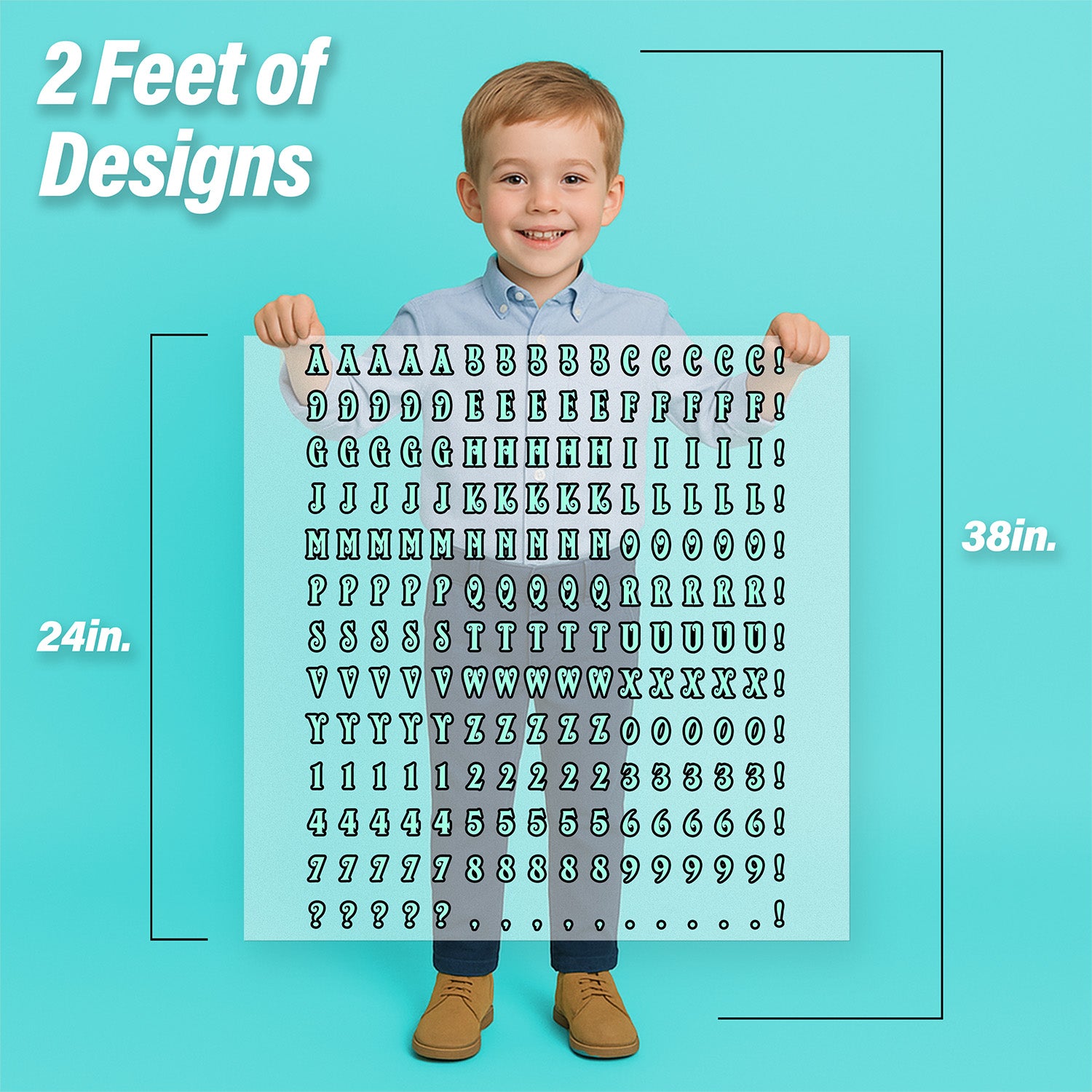 Christmas Vintage Letters & Symbols Pressables Pack