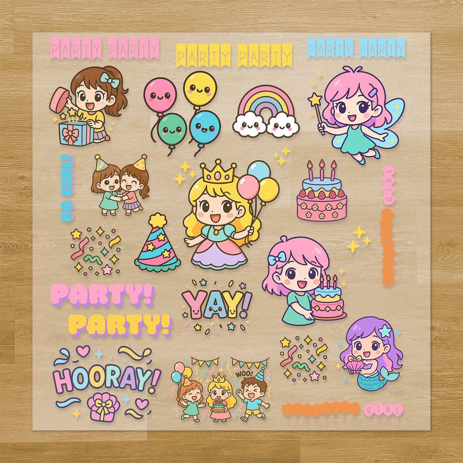 Birthday Girl Pressables Pack