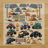 Build Your Own Monster Truck Arena Pressables Pack