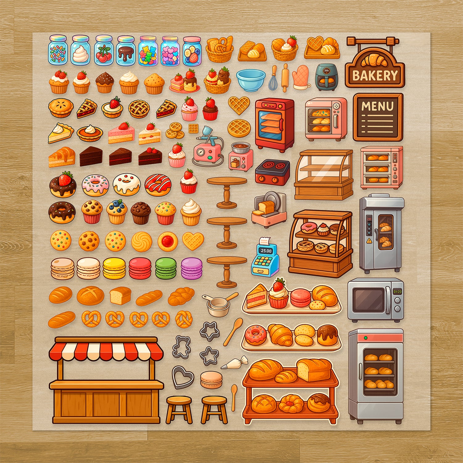 Build Your Own Bakery Pressables Pack