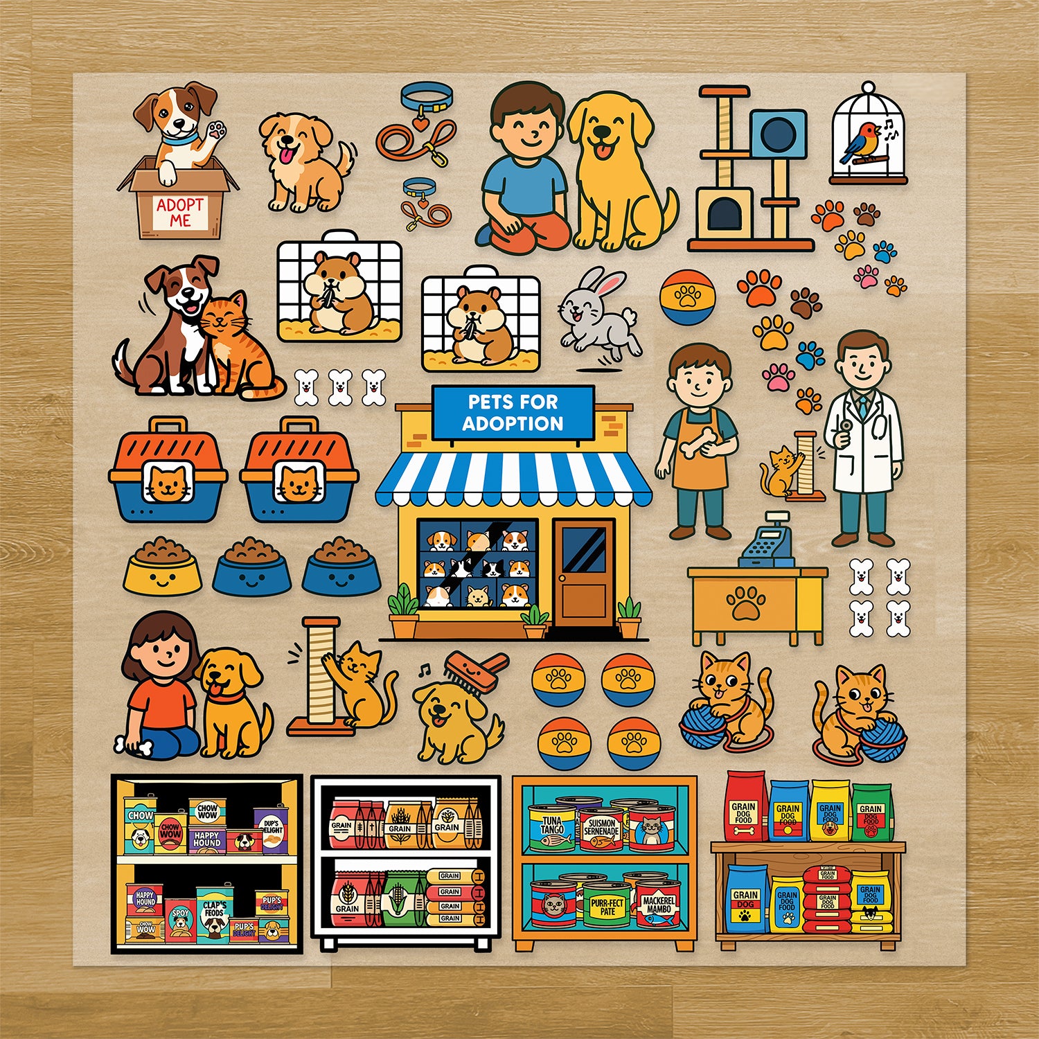 Build Your Own Pet Shop Pressables Pack