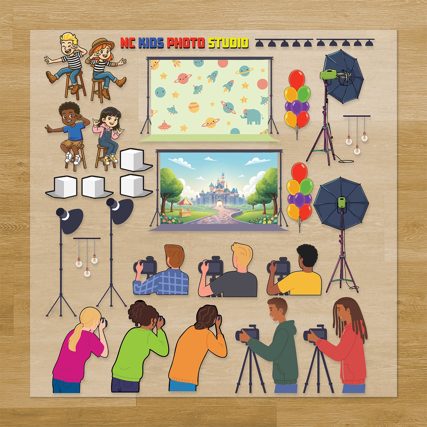 Build Your Own Photography Studio Pressables Pack