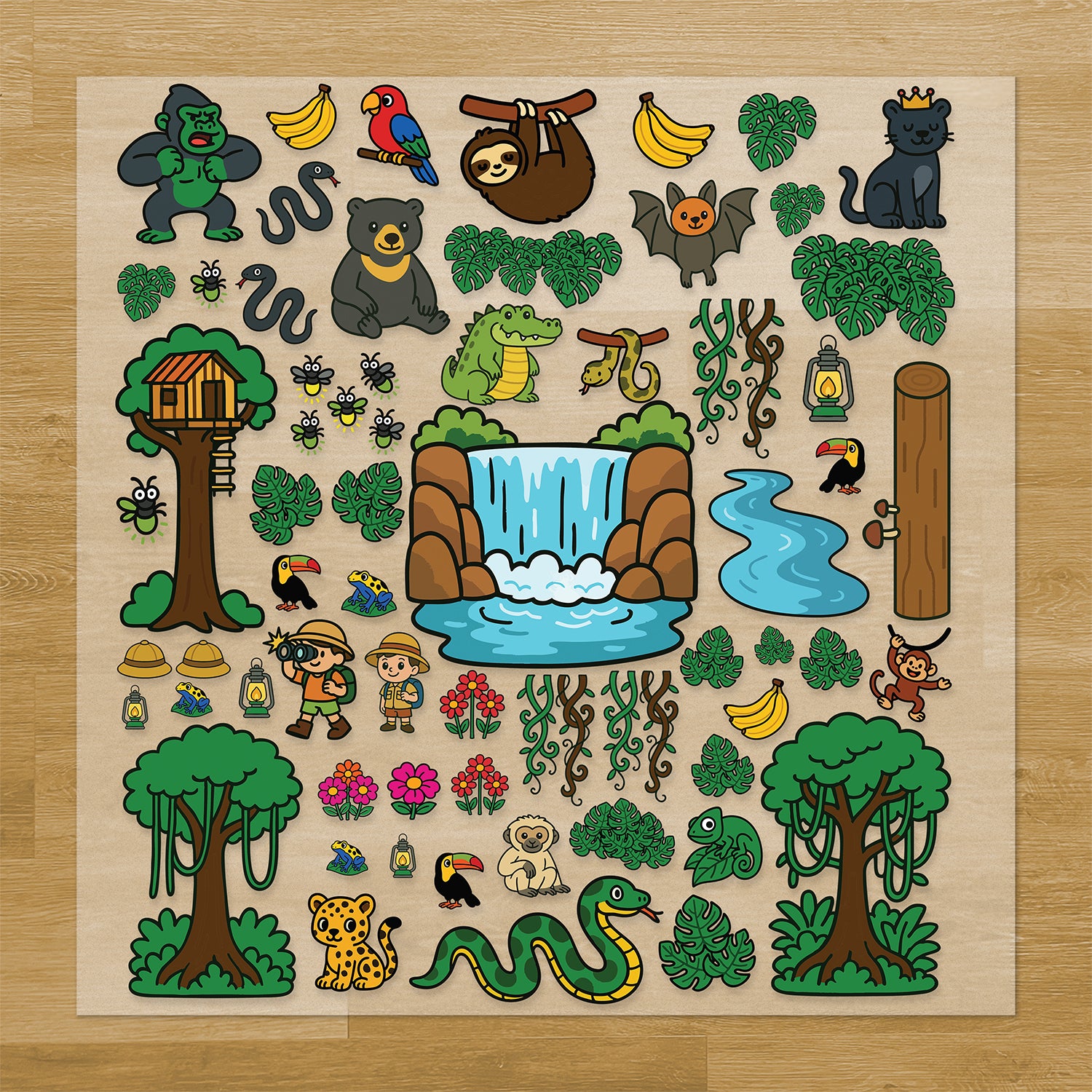 Build Your Own Rainforest Pressables Pack