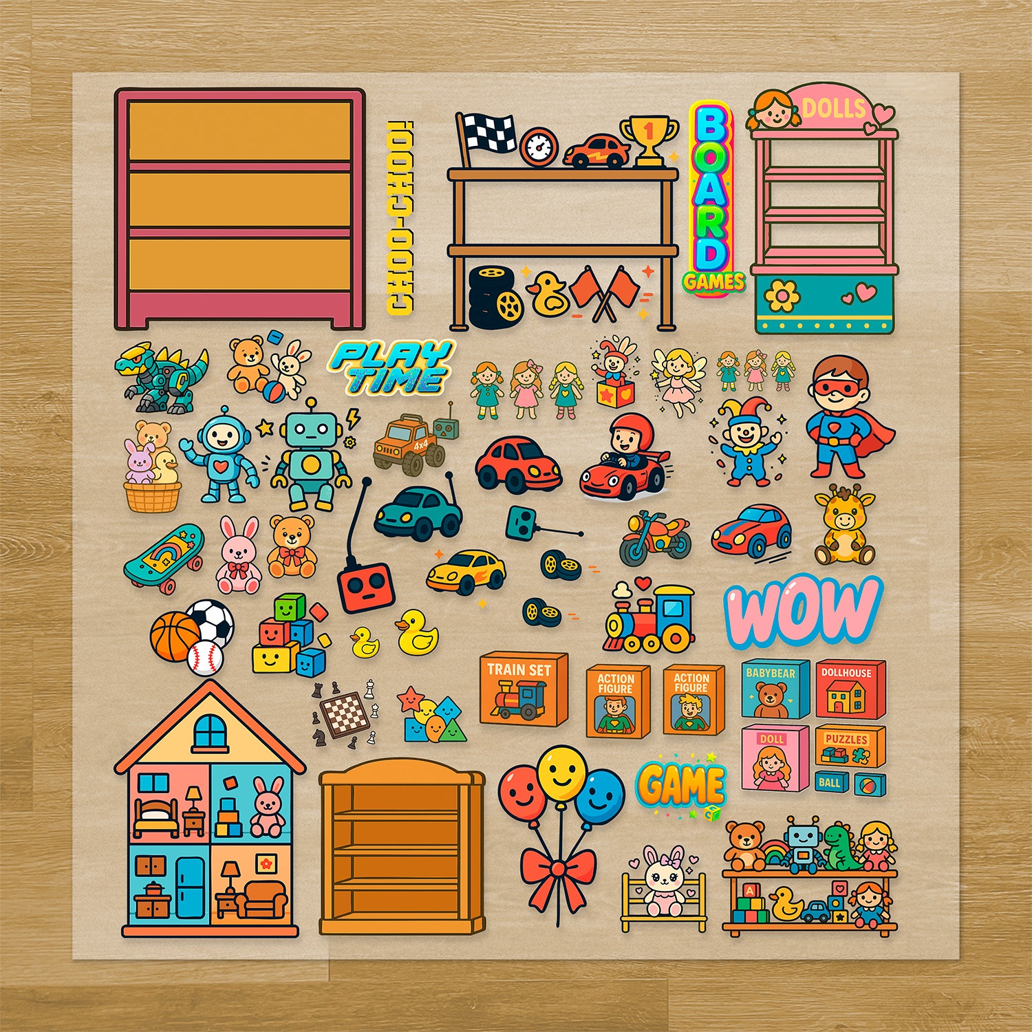 Build Your Own Toy Store Pressables Pack