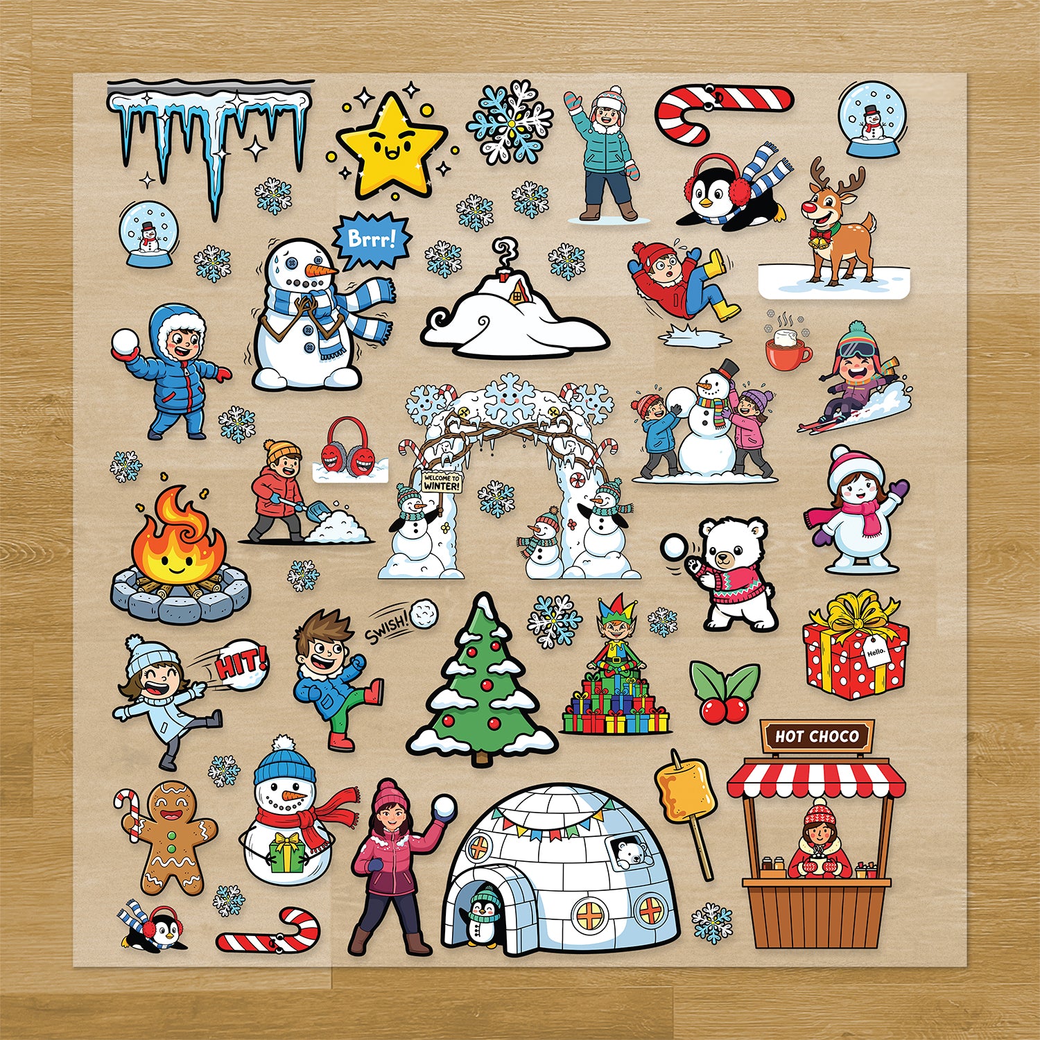 Build Your Own Winter Wonderland Pressables Pack
