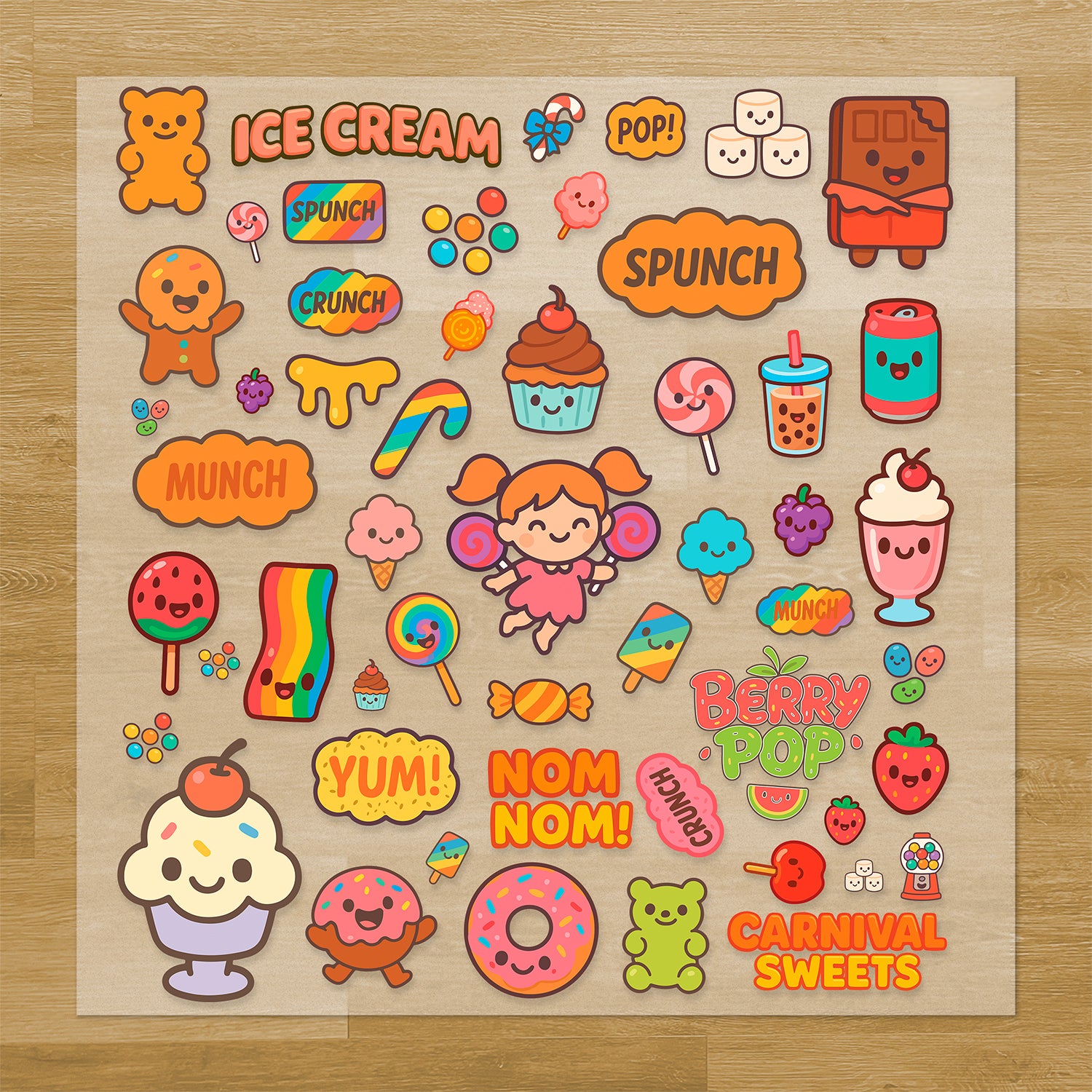 Candy and Sweets Pressables Pack