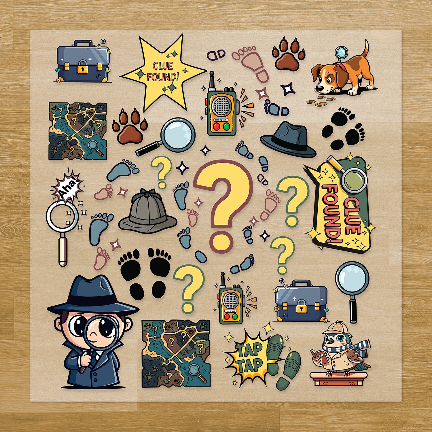 Detective and Noir Pressables Pack