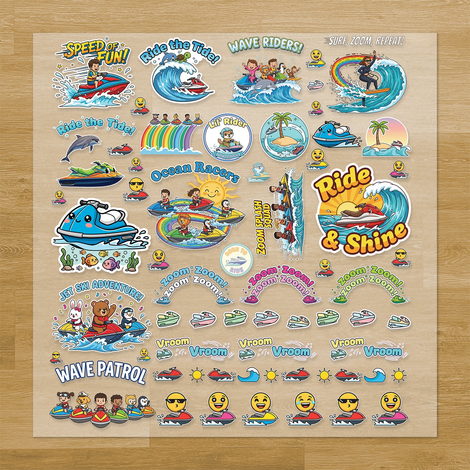 Jet Skis Pressables Pack
