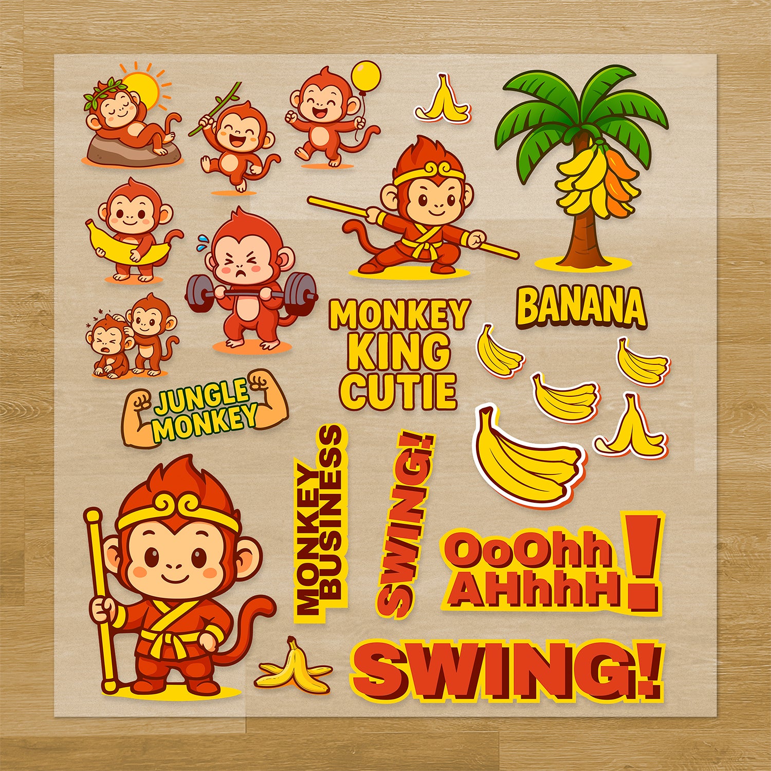 Monkeys Pressables Pack