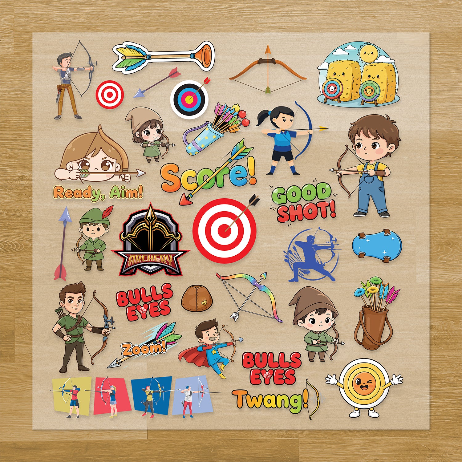 Archery Pressables Pack