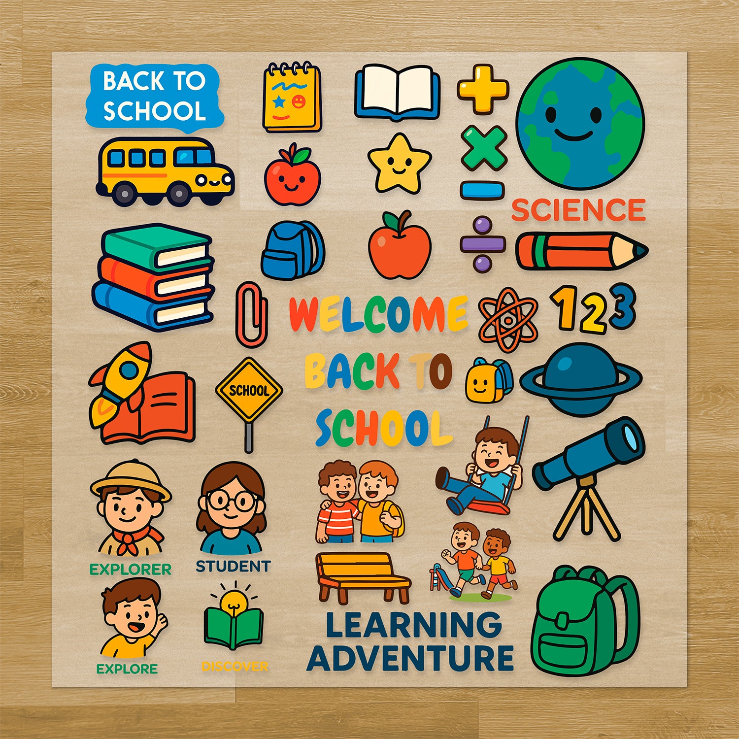 First Day of School Pressables Pack