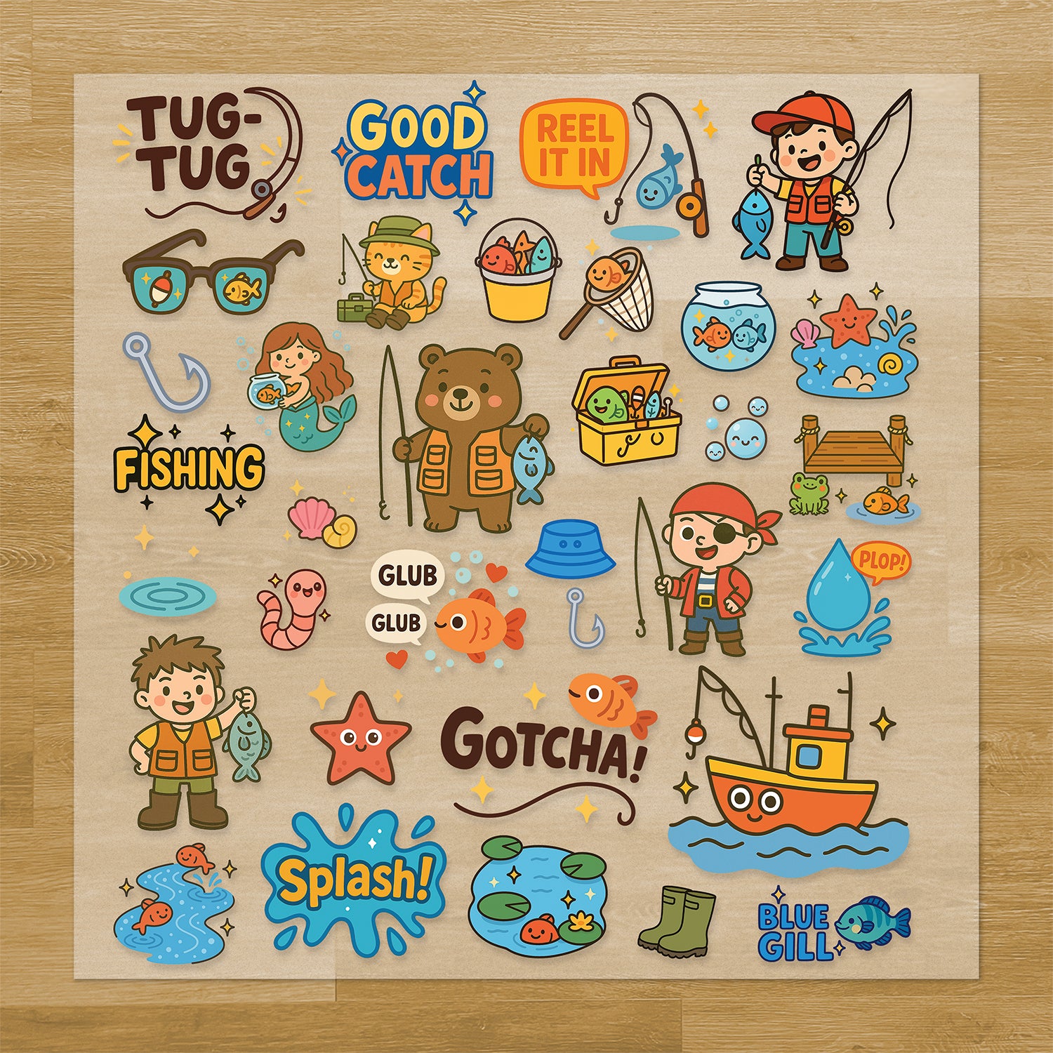 Fishing Pressables Pack