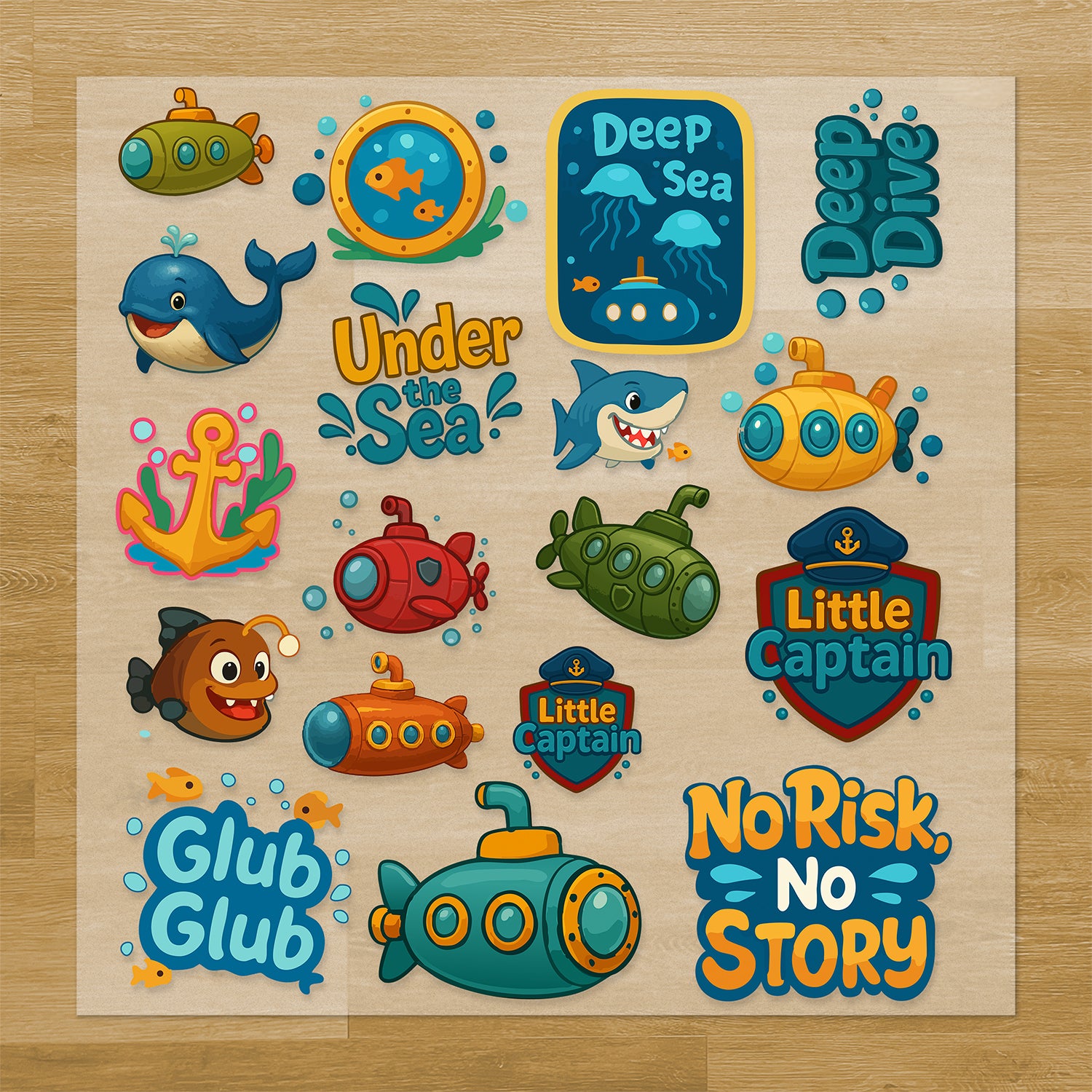 Submarines Pressables Pack