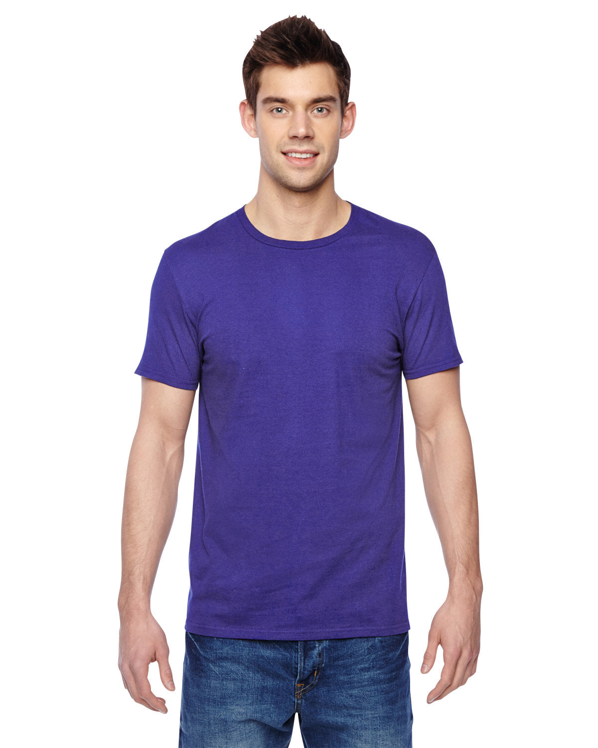 Fruit of the Loom SF45R Adult Sofspun Jersey Crew T-Shirt
