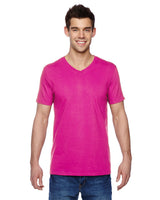 Fruit of the Loom SFVR Adult Sofspun Jersey V-Neck T-Shirt