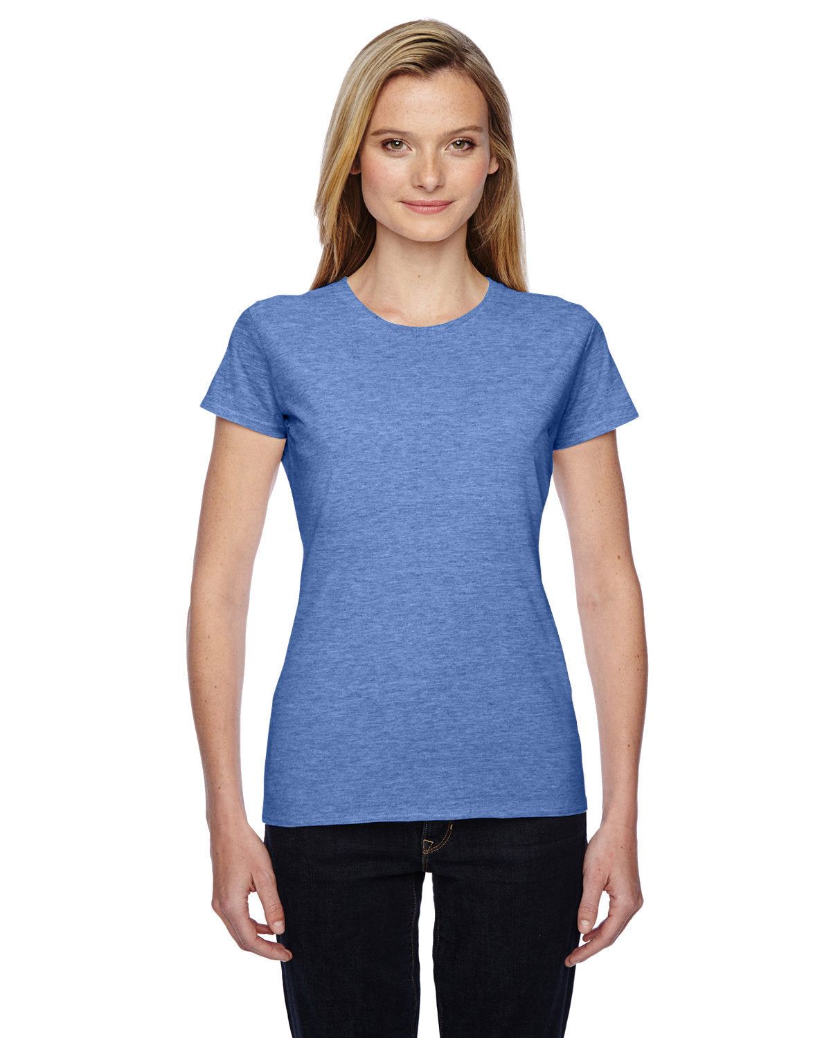 Fruit of the Loom SSFJR Ladies' Sofspun Jersey Junior Crew T-Shirt