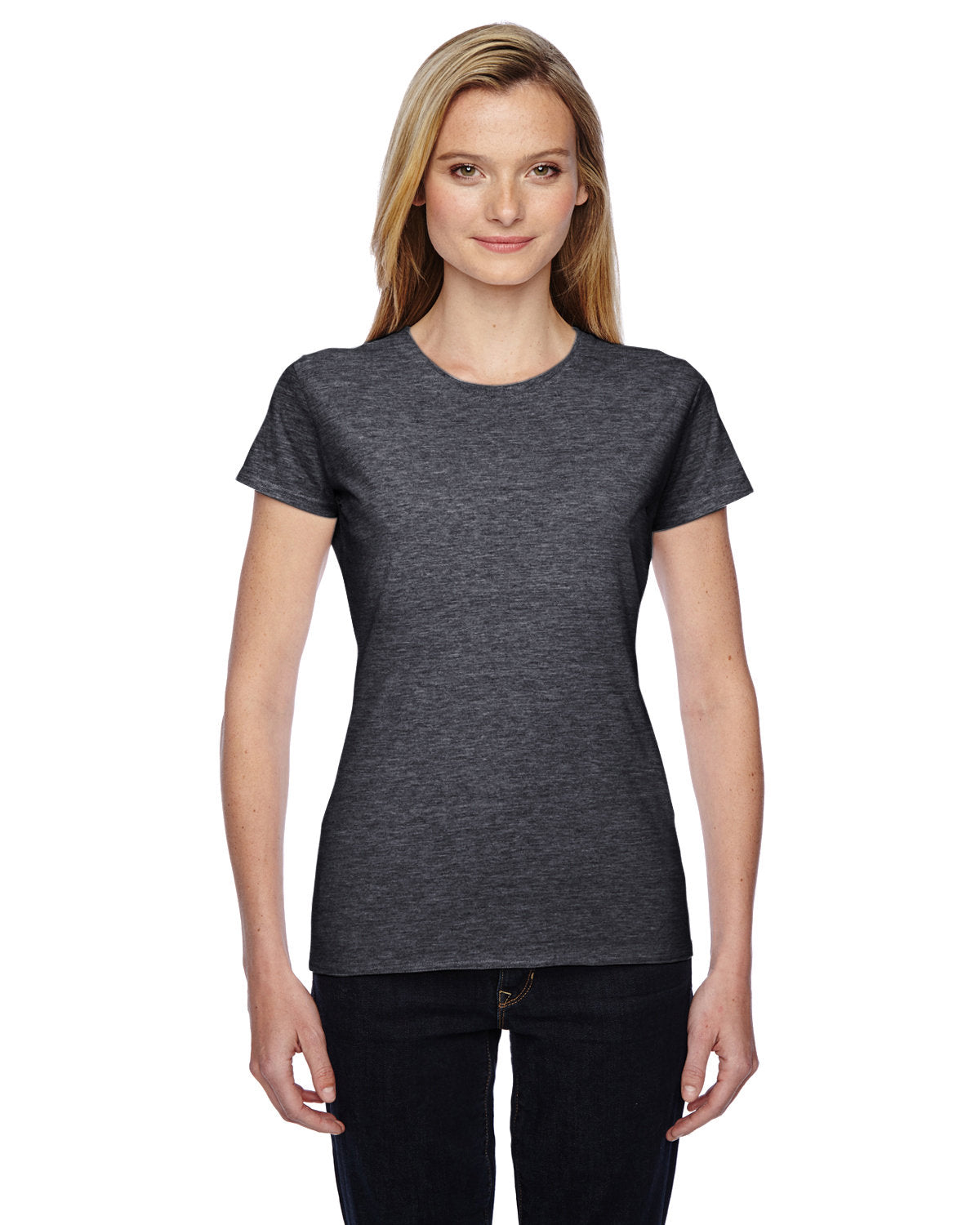 Fruit of the Loom SSFJR Ladies' Sofspun Jersey Junior Crew T-Shirt