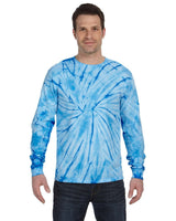 Tie - Dye CD2000 Adult 5.4 oz. 100% Cotton Long - Sleeve T-Shirt - Ninja Transfers