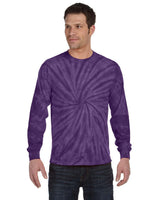 Tie - Dye CD2000 Adult 5.4 oz. 100% Cotton Long - Sleeve T-Shirt - Ninja Transfers