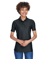 UltraClub 8414 Ladies' Cool & Dry Elite Performance Polo - Ninja Transfers