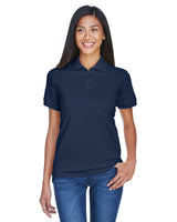 UltraClub 8530 Ladies' Classic Piqu Polo - Ninja Transfers
