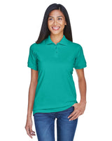 UltraClub 8530 Ladies' Classic Piqu Polo - Ninja Transfers