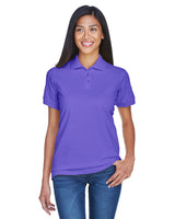 UltraClub 8530 Ladies' Classic Piqu Polo - Ninja Transfers