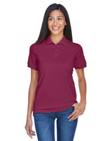 UltraClub 8530 Ladies' Classic Piqu Polo - Ninja Transfers
